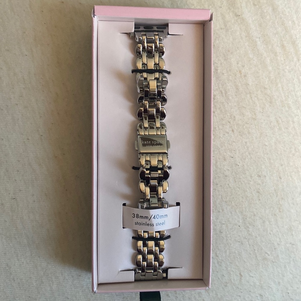 Kate spade silver Apple Watch band